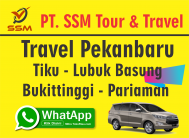 Travel Pekanbaru Lubuk Basung Tiku – SSM Travel