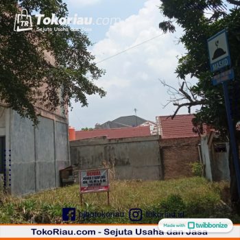 DIJUAL TANAH 2 KAVLING UKURAN 16X5 M JALAN CIPTA KARYA PANAM